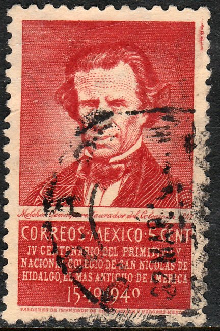 MEXICO 761, 5c School of San Nicolas, 1st in America Used. F-VF. (685)