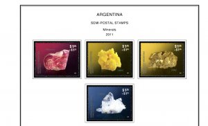 COLOR PRINTED ARGENTINA 2011-2020 STAMP ALBUM PAGES (81 illustrated pages)