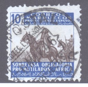 Spanish Morocco, Scott #RA14, Used