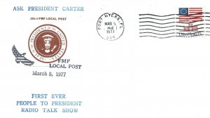 US EVENT CACHET COVER ASK PRESIDENT CARTER FOR MYERS FL LOCAL POST EAGLE 1977