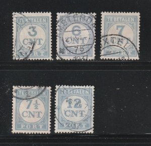 Netherlands J61-J64, J68 U Numerals