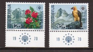 Yugoslavia   #1042-1043  MNH  1970 nature protection