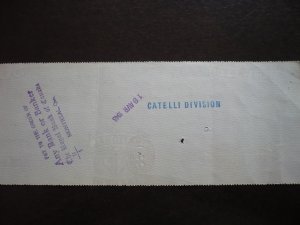 Canada - Revenue Embossed Cheque Stamp on a Time Draft