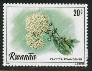 RWANDA Scott 1009 MH* stamp
