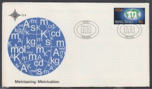 South Africa 497 FDC - Introduction of Metric System