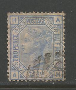 GREAT BRITAIN 82 VFU PLATE 23 K752-5