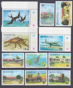 1974 Barbuda 190-198,200-201 Marine fauna / Landscape 13,50 €