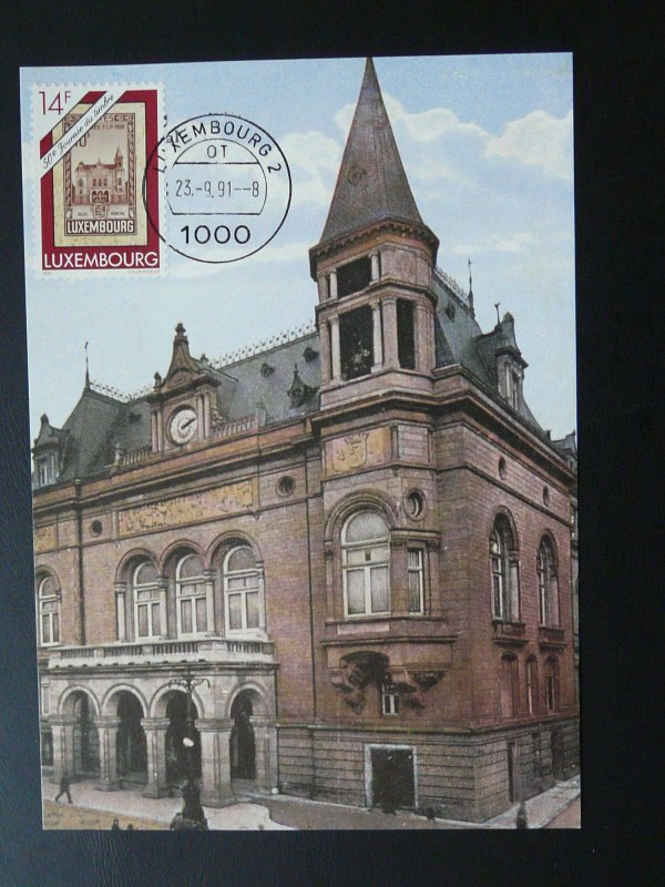 architecture building maximum card Luxembourg 1991