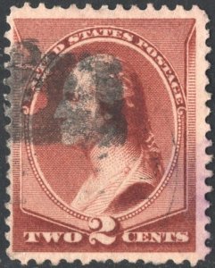 SC#210 2¢ George Washington (1883) Used