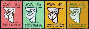 South West Africa #622-5 MNH Set - Sufferage - UN Resolution