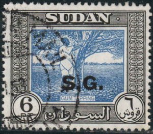 Sudan (British)  #O56  Used CV $4.50