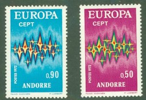 FRENCH ANDORRA 210-1 MNH SCV $20.00 BIN $10.00