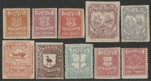 GREAT BRITAIN - Circular Delivery Companies collection SG cat £10,700++ 