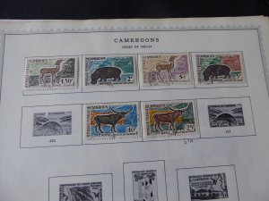 Cameroun 1916-1982 Stamp Collection on Album Pages