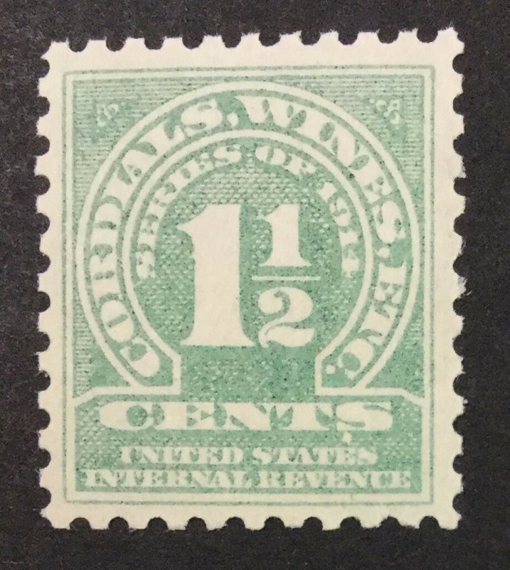 MOMEN: US STAMPS #RE4 REVENUE WINE MINT OG NH LOT #45903