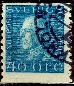 Sweden; 1921: Sc. # 182: Used Single Stamp