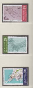 Isle of Man 2007 - Maps,  set 6 - U/Mint