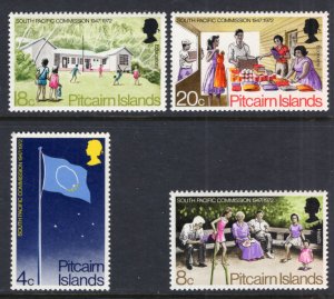 Pitcairn Islands 123-126 MNH VF
