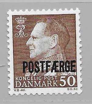 Denmark Q44 1967-74 Parcel Post single MNH