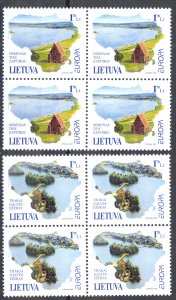 Lithuania Sc# 691-692 MNH block/4 2001 Europa