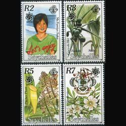 SEYCHELLES 1990 - Scott# 700-3 Garden Set of 4 NH