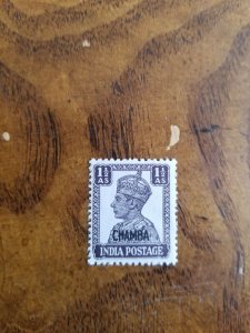 Stamps indian States Chamba Scott #93 nh