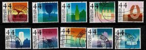 Netherlands #1265a-j complete used