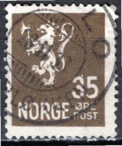 Norway; 1927: Sc. # 123: Used Single Stamp