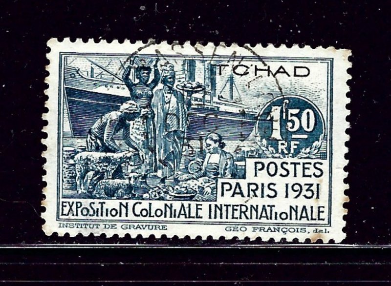 Chad 63 Used 1931 issue