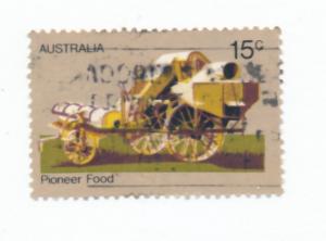 Australia 1972  Scott 534 used - 15c, Pioneer life, Combine harvester
