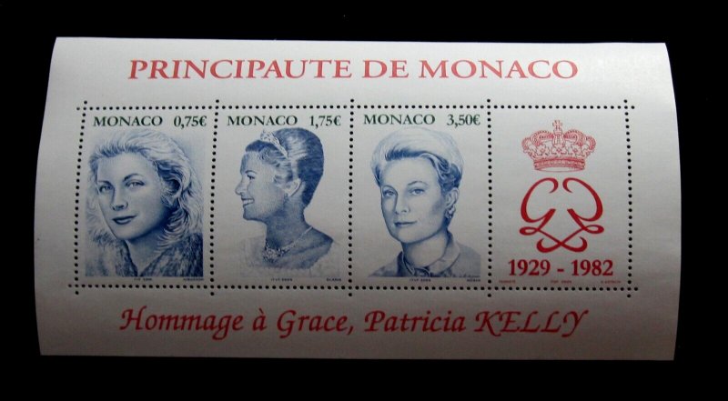 MONACO - SCOTT# 2349 - SOUVENIR SHEET - MNH - CAT VAL $14.00
