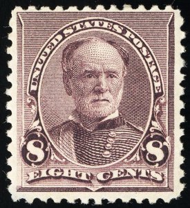 US Stamps # 225 MLH F-VF
