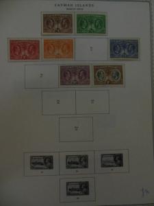 CAYMAN ISLANDS : Beautiful Very Fine Mint collection on album pages. SG Cat £532