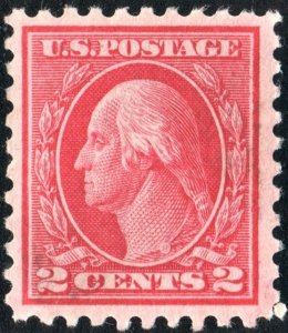 SC#425 2¢ Washington Single (1914) MLH