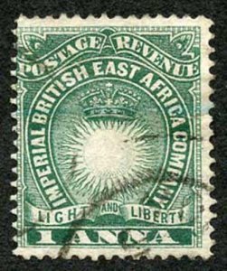 British East Africa SG5 1a blue-green fine used 