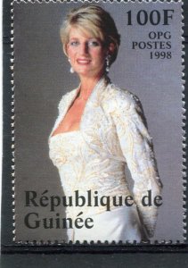 Guinea 1998 PRINCESS DIANA 1 value Perforated Mint (NH)