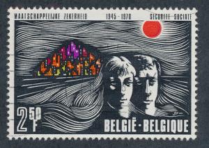 Belgium 1970 Scott 793 used - 2.50fr, Social Security System