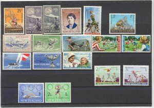 New Zealand 18 MNH VF values Sport
