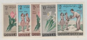 Afghanistan Scott #B47-B51 Stamp - Mint Set