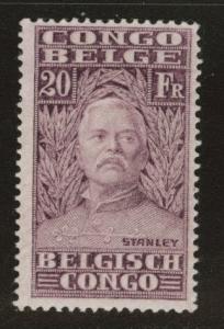 Belgian Congo Scott 129 MH* 