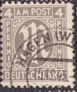 Germany Allied Occupation - 1945 3N3a Used