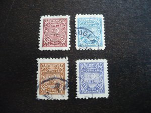 Stamps - Turkey - Scott#O1,O5-O7 - Mint Hinged & Used Part Set of 4 Stamps