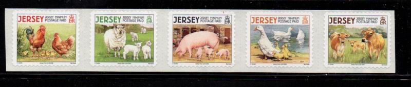 Jersey Sc 1335 2008 Farm Animals stamp set mint NH