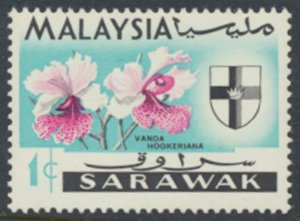 Sarawak  SC# 228 MVLH  Orchids Flowers see details & scans