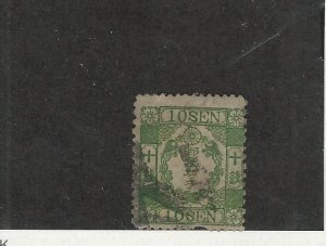 Japan, Postage Stamp, #16a Used Short Perfs Bottom, 1873