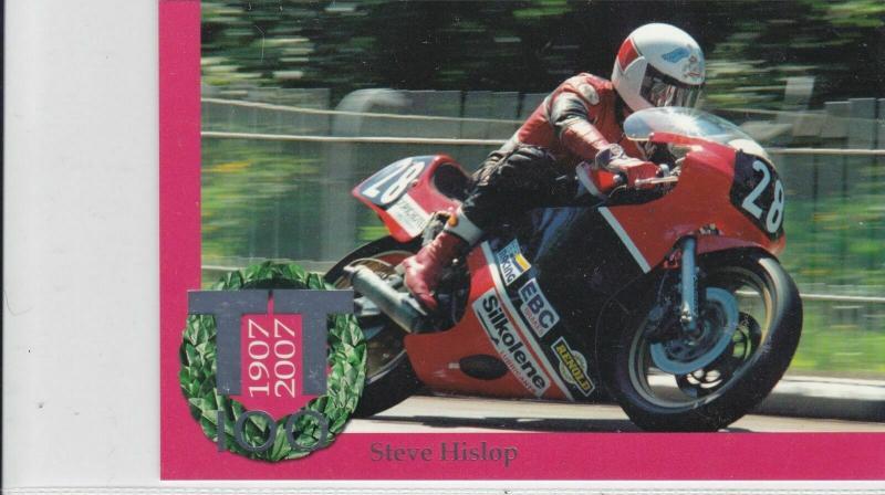 Isle of Man TT 100 Years Centenary Steve Hislop Post Stamps Card ref R 16770