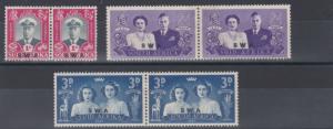 SOUTH WEST AFRICA  1947   ROYAL VISIT  SET   MH 