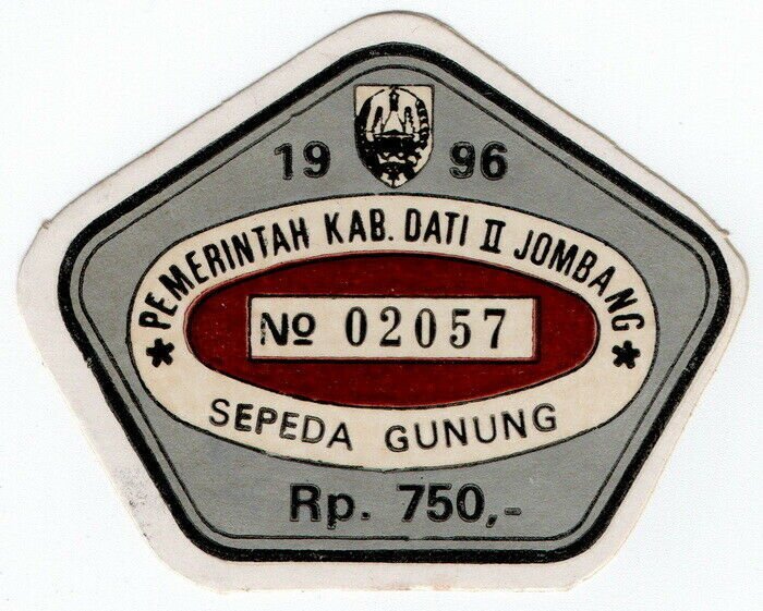 (I.B) Indonesia Revenue : Motorcycle Tax 750R (1996)