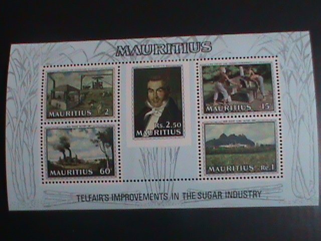 MAURITIUS STAMP-1969 SC#367A TELFAIR'S IMPROVEMENTS OF SUGAR INDUSTRY MNH S/S