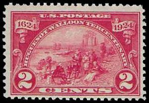 PCBstamps  US # 615 2c Huguenot-Walloon Series, MH, (47)